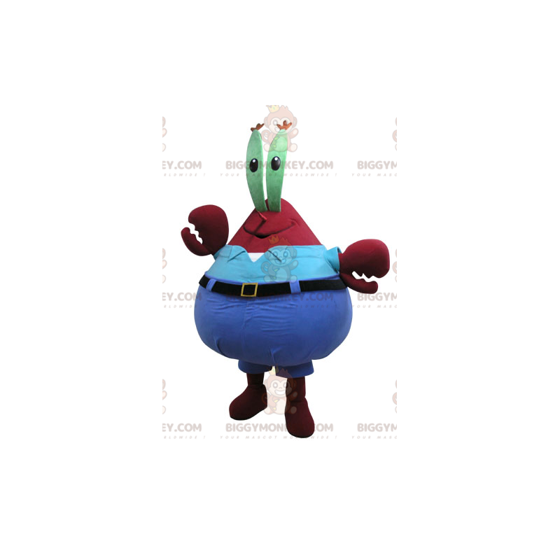 Costume de mascotte BIGGYMONKEY™ de M. Krabs célèbre crabe dans Costume de mascotte BIGGYMONKEY™ de M. Krabs célèbre crabe dans