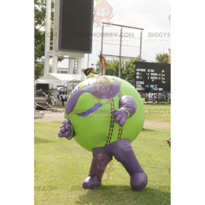 Big Green and Purple Balloon BIGGYMONKEY™ Mascot Costume -