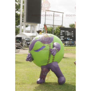 Stor grønn og lilla ballong BIGGYMONKEY™ maskotdrakt - Maskotter av gjenstander - BIGGYMONKEY_0671 - BiggyMonkey.com