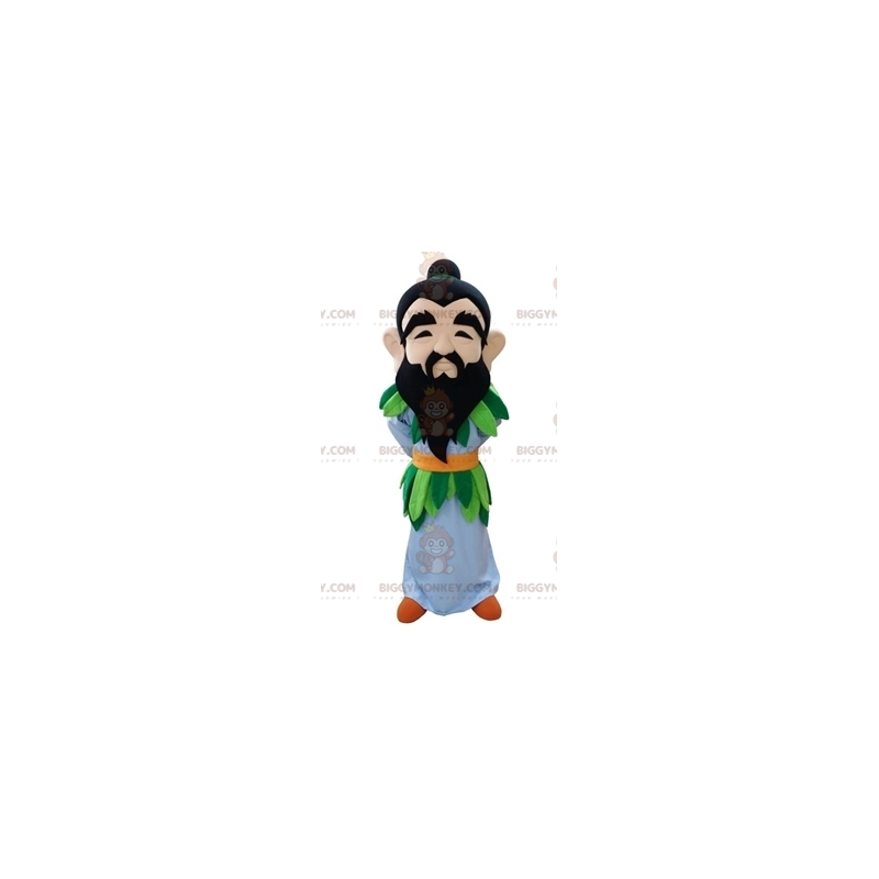 Costume da mascotte BIGGYMONKEY™ uomo barbuto con abito Costume da mascotte BIGGYMONKEY™ uomo barbuto con abito