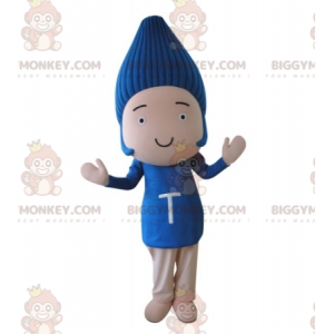 Baby Doll BIGGYMONKEY™ Mascot Costume with Blue Hair -