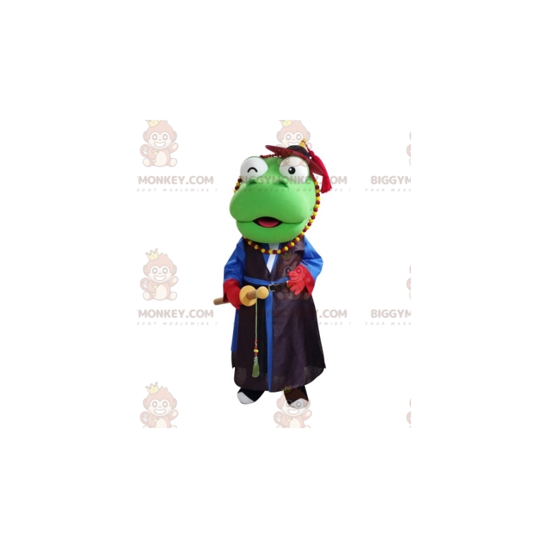 Dinosaur BIGGYMONKEY™ Mascot Costume Dressed As Samurai – Dinosaur BIGGYMONKEY™ Mascot Costume Dressed As Samurai –