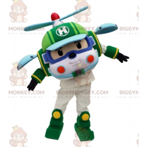 Spielzeughubschrauber BIGGYMONKEY™ Maskottchenkostüm für Kinder