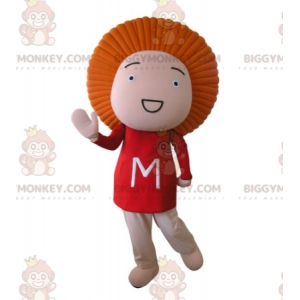Baby Doll BIGGYMONKEY™ Mascot Costume with Orange Hair -