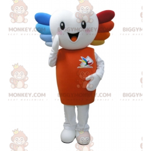 BIGGYMONKEY™ Mascot Costume White Man with Colored Hair -
