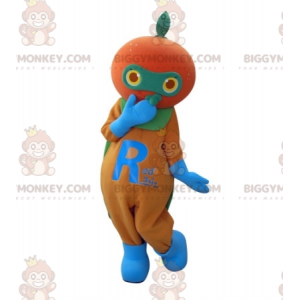 Costume de mascotte BIGGYMONKEY™ de mandarine d'orange géante -