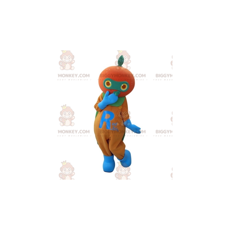 Fantasia de mascote gigante laranja tangerina BIGGYMONKEY™ – Fantasia de mascote gigante laranja tangerina BIGGYMONKEY™ –