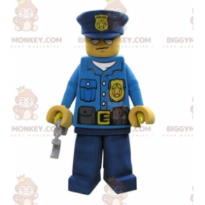 Στολή μασκότ Lego BIGGYMONKEY™ ντυμένη με στολή αστυνομικού -