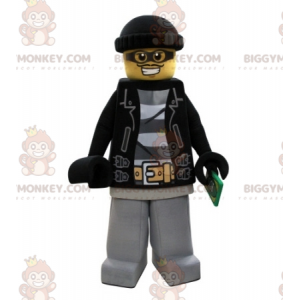 lego BIGGYMONKEY™ costume da mascotte vestito da bandito con un