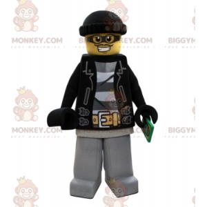 lego BIGGYMONKEY™ mascot costume dressed as a bandit with a