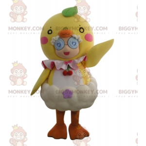 BIGGYMONKEY™ Costume da mascotte Ragazza vestita da pulcino