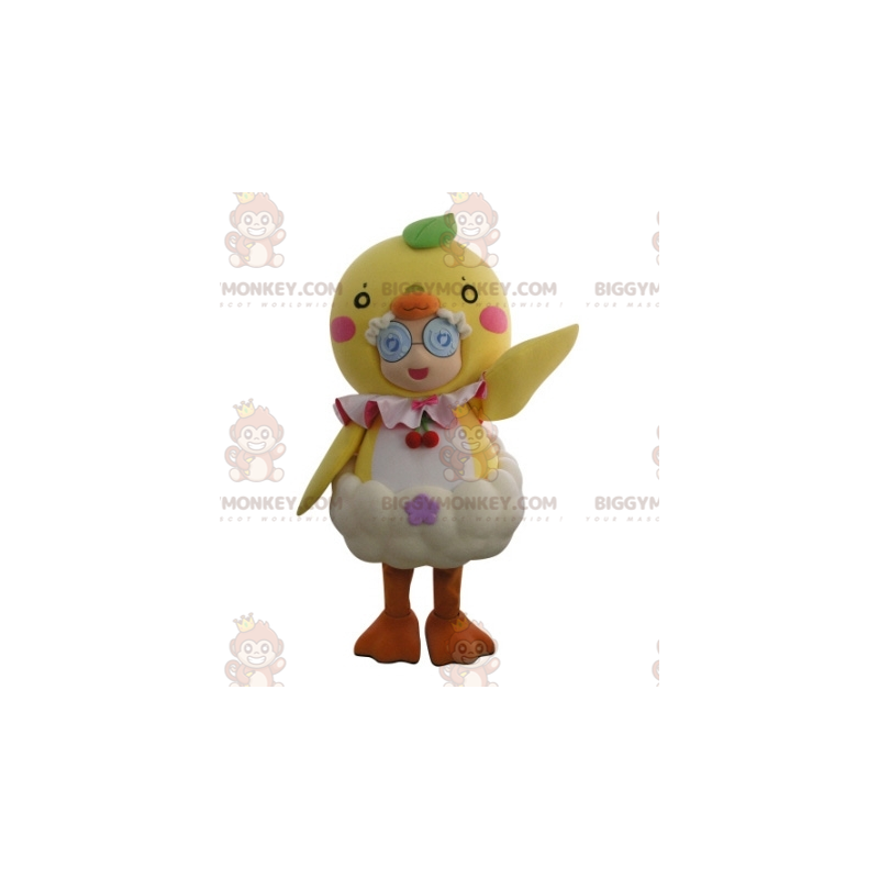 BIGGYMONKEY™ Costume da mascotte Ragazza vestita da pulcino