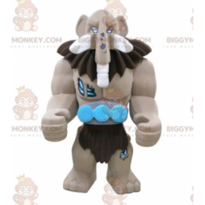 Jättebrun Mammoth Lego BIGGYMONKEY™ maskotdräkt - Djurmaskot saknas - BIGGYMONKEY_05408 - BiggyMonkey.com