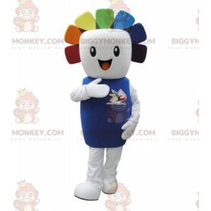 Disfraz de mascota BIGGYMONKEY™ Hombre blanco con cabello