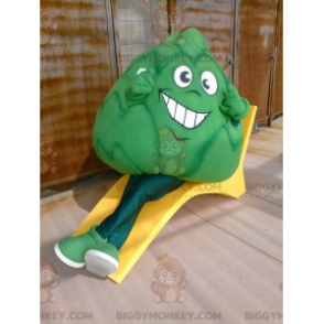 Reuze Artisjok Groene Kool BIGGYMONKEY™ Mascottekostuum -