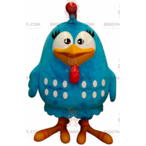 Big Giant Blue and White Bird BIGGYMONKEY™ maskotkostume - Fuglemaskot - BIGGYMONKEY_05527 - BiggyMonkey.com