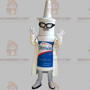 Giant Nasal Spray BIGGYMONKEY™ Mascot Costume with Goggles -