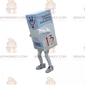 Giant Paper Ream BIGGYMONKEY™ Mascot Costume. Eraser