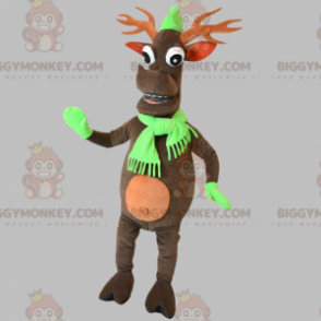 Disfraz de mascota BIGGYMONKEY™ de reno navideño. Disfraz de mascota Caribú BIGGYMONKEY™ - BiggyMonkey.com
