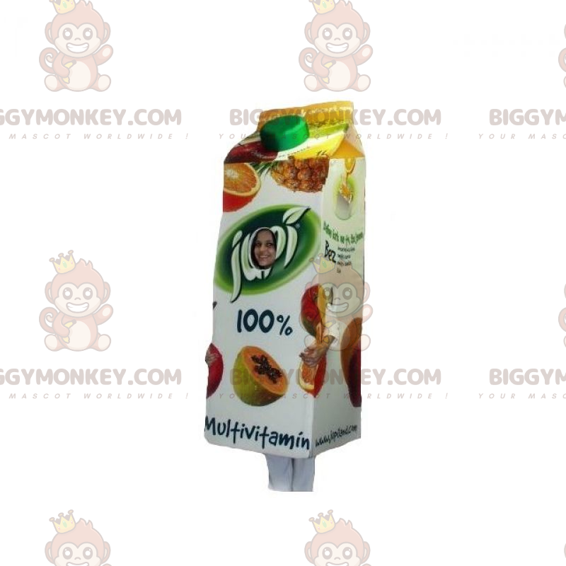 Costume da mascotte Giant Juice Brick BIGGYMONKEY™ - Costume da mascotte Giant Juice Brick BIGGYMONKEY™ -