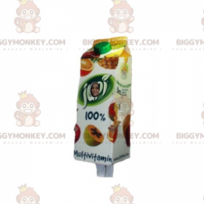 Giant Juice Brick BIGGYMONKEY™ Maskotdräkt - Frukt maskot - BIGGYMONKEY_05549 - BiggyMonkey.com