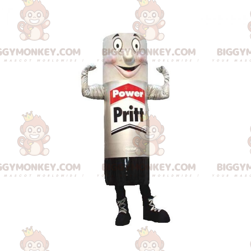 Costume da mascotte BIGGYMONKEY™ con tubo di colla gigante Costume da mascotte BIGGYMONKEY™ con tubo di colla gigante