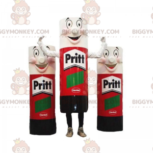 BIGGYMONKEY™s Giant Red Black and White Glue Tube Mascot -