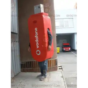 BIGGYMONKEY™ Giant Red USB Flash Drive Mascot Costume.
