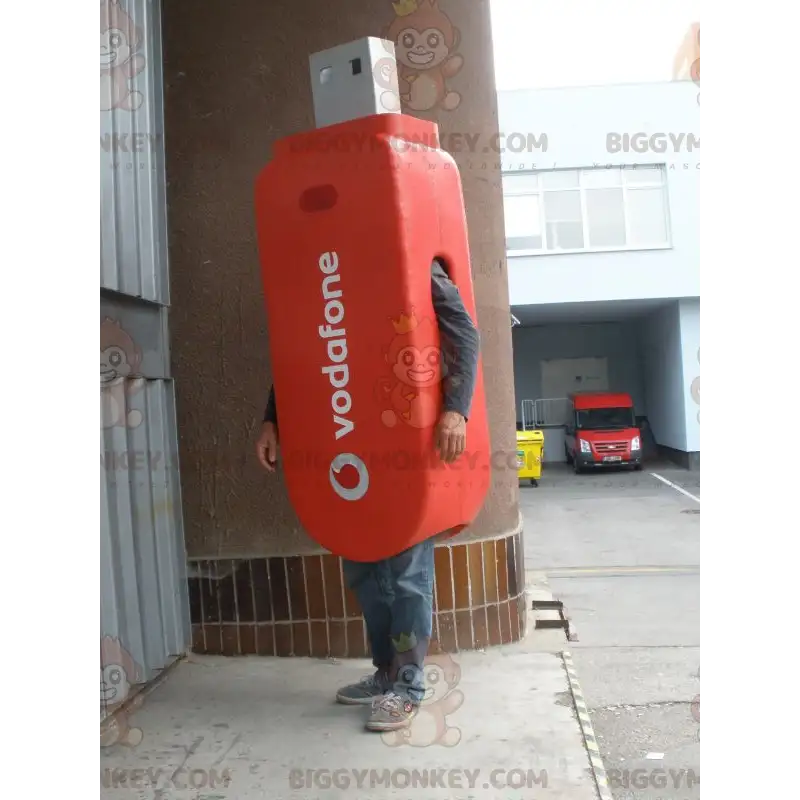 BIGGYMONKEY™ Giant Red USB Flash Drive Mascot Costume. BIGGYMONKEY™ Giant Red USB Flash Drive Mascot Costume.