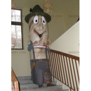 BIGGYMONKEY™ Mascot Costume of Breadstick in Traditional Czech