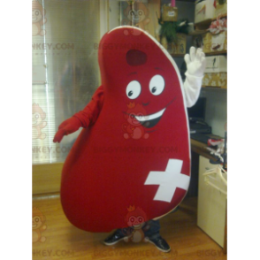 Στολή μασκότ Smiling Red Giant Steak BIGGYMONKEY™ - Μη ταξινομημένες μασκότ - BIGGYMONKEY_05631 - BiggyMonkey.com