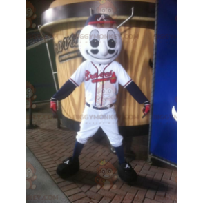 Costume de mascotte BIGGYMONKEY™ de balle de baseball en tenue
