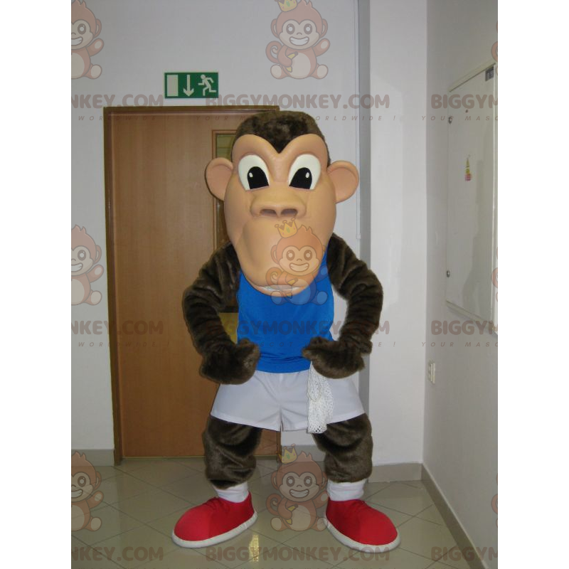 BIGGYMONKEY™ bruin chimpansee aap mascotte kostuum in BIGGYMONKEY™ bruin chimpansee aap mascotte kostuum in