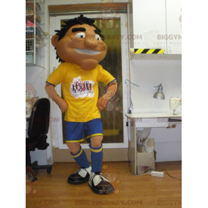 Costume de mascotte BIGGYMONKEY™ d'homme bronzé de sportif en