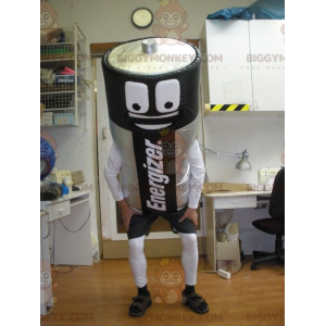 Kæmpe sort og grå Energizer Stack BIGGYMONKEY™ maskotkostume - Masker af genstande - BIGGYMONKEY_05645 - BiggyMonkey.com