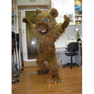 Kostium maskotki BIGGYMONKEY™ Groźny niedźwiedź brunatny o