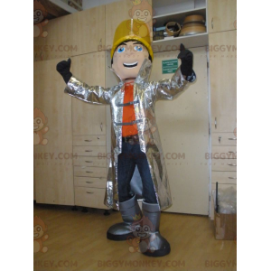 Steelworker BIGGYMONKEY™ Mascot Costume. BIGGYMONKEY™ techno