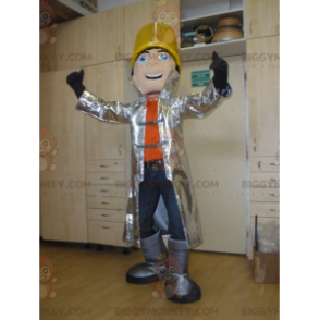 Στολή μασκότ BIGGYMONKEY™ Steelworker. Στολή techno μασκότ