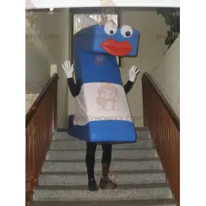 Blue and White Capital Z Letter Z Mascot Costume BIGGYMONKEY™ –