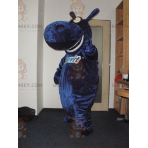 Αστεία στολή μασκότ για Giant Blue Hippo BIGGYMONKEY™ - Μασκότ ιπποπόταμου - BIGGYMONKEY_05675 - BiggyMonkey.com