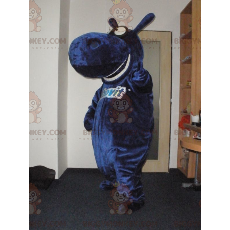 Hauska Giant Blue Hippo BIGGYMONKEY™ maskottiasu - Hauska Giant Blue Hippo BIGGYMONKEY™ maskottiasu -