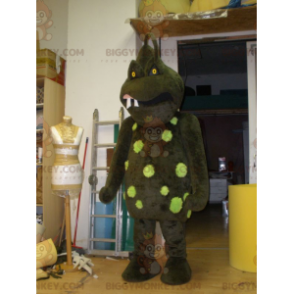 Skræmmende brunt og grønt monster BIGGYMONKEY™ maskotkostume - Monster maskoter - BIGGYMONKEY_05699 - BiggyMonkey.com