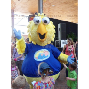Giant Yellow Chick Bird BIGGYMONKEY™ maskotdräkt - Fågelmaskot - BIGGYMONKEY_0704 - BiggyMonkey.com