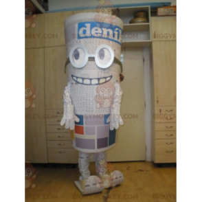 Costume de mascotte BIGGYMONKEY™ de journal géant avec des