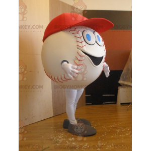 Obří bílý baseballový kostým maskota BIGGYMONKEY™ –