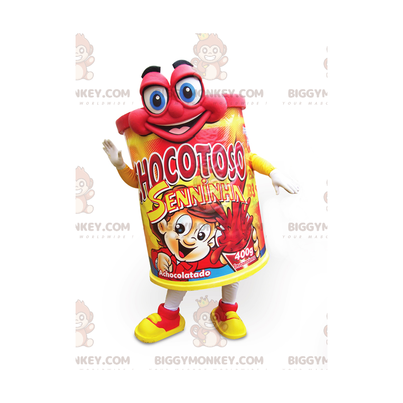 Chocolate Drink Chocotoso BIGGYMONKEY™ Mascot Costume - Chocolate Drink Chocotoso BIGGYMONKEY™ Mascot Costume -