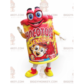Chokoladedrik Chocotoso BIGGYMONKEY™ maskotkostume - Mad maskot - BIGGYMONKEY_05728 - BiggyMonkey.com