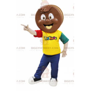 Trakinas Chokoladekage BIGGYMONKEY™ maskotkostume -