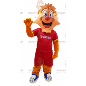 BIGGYMONKEY™ Tiger-Maskottchenkostüm aus Trevinho-Milchjoghurt