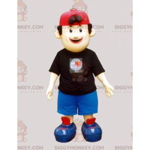Traje de mascote adolescente BIGGYMONKEY™ com boné - Mascotes de meninos e meninas - BIGGYMONKEY_05741 - BiggyMonkey.com